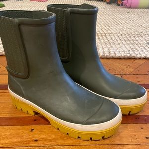 Tory Burch short rain boots women’s size 7